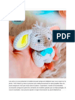 Porte Cles Elephant Gris Amigurumi Patron PDF Gratuit