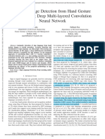 Sign Language Detection From Hand Gesture Images Using Deep Multi-Layered Convolution Neural Network