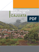 Carta Organica Municipal Del Gam Cajuata