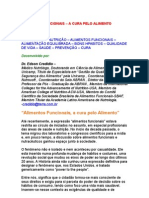 Alimentos Funcionais - A Cura Pelo Alimento - Eison Credidio - NUTROLOGIA - Nutrição - Alimentos - Saúde - Cura - Prevenção