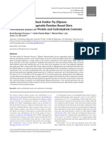 Performance of The Black Soldier Fly (Diptera: Stratiomyidae) On Vegetable Residue-Based Diets Formulated Based On Protein and Carbohydrate Contents