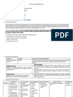 5° Grado - Proyecto de Aprendizaje N°01