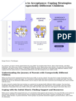 From Expectations To Acceptance Coping Strategies For Parents of Unexpectedly Different Children