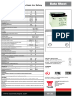 Yucel-Series - Valve Regulated Lead Acid Battery: Layout