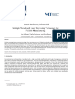 Multiple Wavelength Laser Processing Technology For Flexible Manufacturing