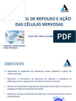 Aula 2 - Potencial de Repouso e Ação Das Células Nervosas