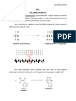 UNIT I POLYMER CHEMISTRY (Misc.)