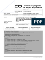 Boletín Del Programa de Mejora de Productos