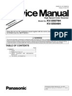 Servicemanual Panasonic kv-s5046h 5076h s2