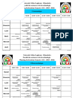 Planning Du Deuxième Semestre (GI) 2023 - 2024 F