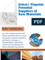 Week 12 4.6 4.7 Select Potential Suppliers Value Supply Chain