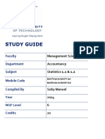 BASTX1A BASTY1A - Statistics Learner Guide 2024