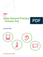 Aptis General - Practice Test Answer Key Writing