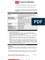 Propane Safety Data Sheet