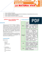 Quimica de La Materia Viva para Cuarto Grado de Secundaria