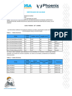 Certficado Phoenix - Fulminante - Clavo