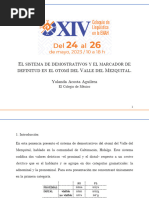 El Sistema de Demostrativos y El Marcador de Definitud en El Otomí Del Valle Del Mezquital - ENAH