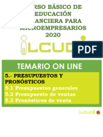 Capitulo 5 Presupuestos y Pronósticos 1