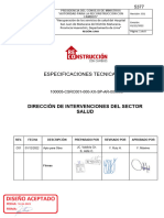 Especificaciones Tecnicas PQ 16-ARQUITECTURA HOSPITAL 