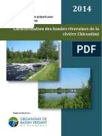 Caracterisation Bandes Riveraines Riviere Chicoutimi