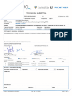 Method Statement - Fittings & Valves Installation