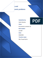 Business Cycle and Ecnomics Problem