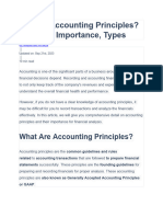 Accounting Principles