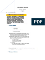 Engenharia de Segurança - Topicos e Solução