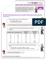 Gs Pronouns and Possessives 2