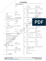 Logarithm DPP - 2: (Jab Tak Todega Nahi Tab Tak Chodega Nahi)