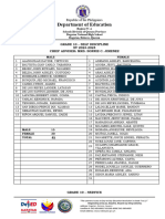 Master List - Grade 10 - 2023 2024