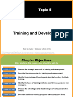 Topic 5 Training and Development