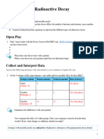 Activity Sheet - Radioactive Decay