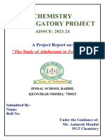 Chemistry Investigatory Project: AISSCE: 2023-24