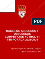 Bases de Ascensos y Descensos Futbol 11 Temporada 2023 2024 2cc2acd64e