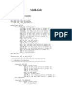 VHDL Code: Top Level QDR SRAM Controller