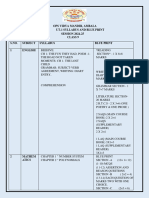 Class 9 Ut-1syllabus