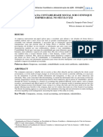 A IMPORTÂNCIA DA CONTABILIDADE SOCIAL SOB O ENFOQUE EMPRESARIAL NO SÉCULO XXI Danyelly S. P. S e Wilson A. A1