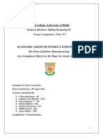 Economics Assignment Indian Economy