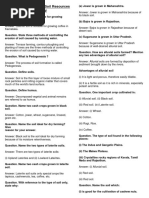 Board Exam Questions Soil Resources Geography