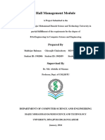 Final Report Hall Management Module