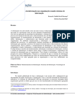 4 - Monitoramento Da Informacao Nas Organizacoes Usando Os Sistemas de Informacao