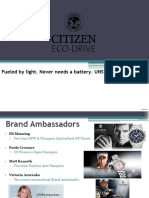 Citizen EcoDrive Watch Presentation