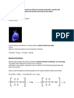 Reactions of Alcohols, Reactions of Acids and Esterification