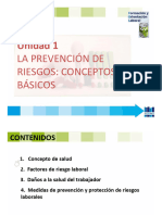 Unidad 1 Fol Prevención de Riesgos Conceptos Basicos