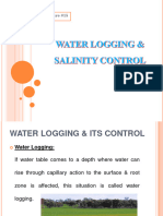 Lecture-15 Waterlogging & Salinity Control