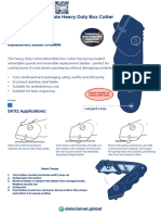 Detectable Heavy Duty Box Cutter SK112 Flyer