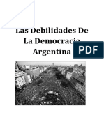 Las Debilidades de La Democracia Argentina