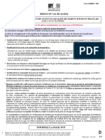 Demande de Changement de Statut Parent D'enfant Français