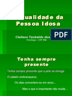 Afetividade e Sexualidade Da Pessoa Idosa